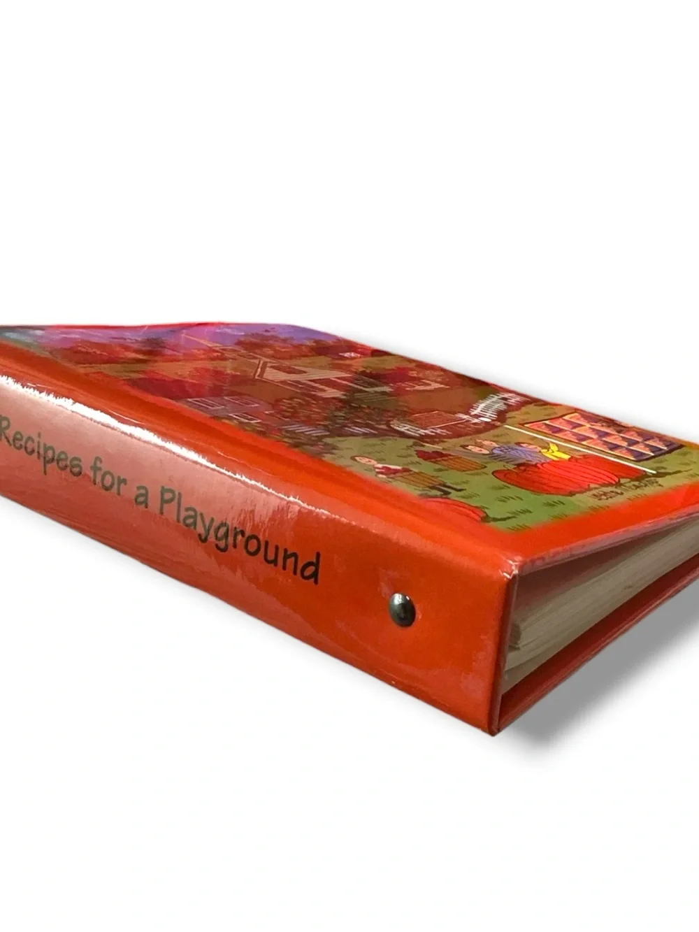 2007 Recipes For A Playground Community Cookbook Looseleaf Binder Chestertown NY